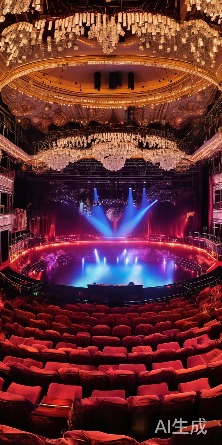 除了赌场，酒店还配备多功能的演艺剧场，定期上演世界